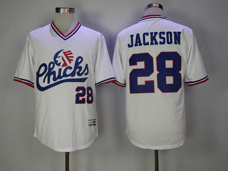 Chicks #28 Bo Jackson White Stitched Movie Jersey,We sell and wholesale Chicks #28 Bo Jackson White Stitched Movie Jersey on line form chian!